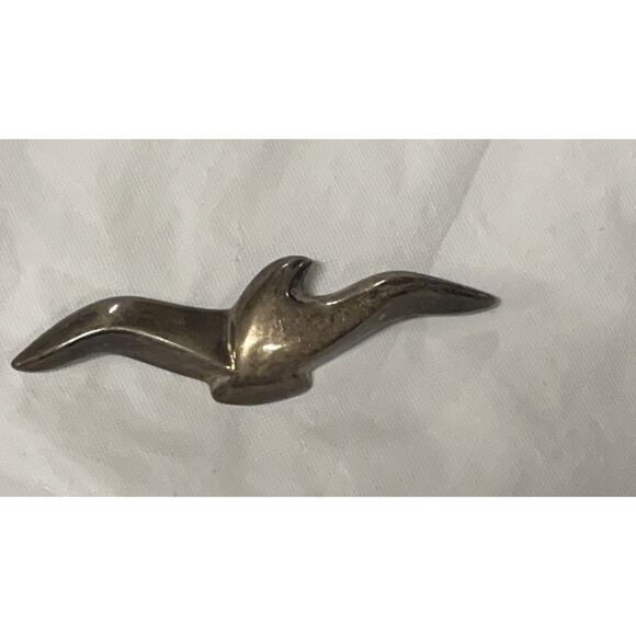 Vintage BAYANTHAN Silver Abstract Pin / Brooch Silver 925, Jewelry Collectible - Picture 9 of 10